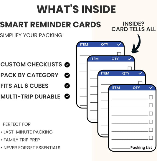 8 Set/6 Set/4 Set Compression Packing Cubes for Travel, Lightweight Vacation Travel Essentials, Travel Accessories for Suitcase Organizer Bags Set, Durable Luggage Organizer