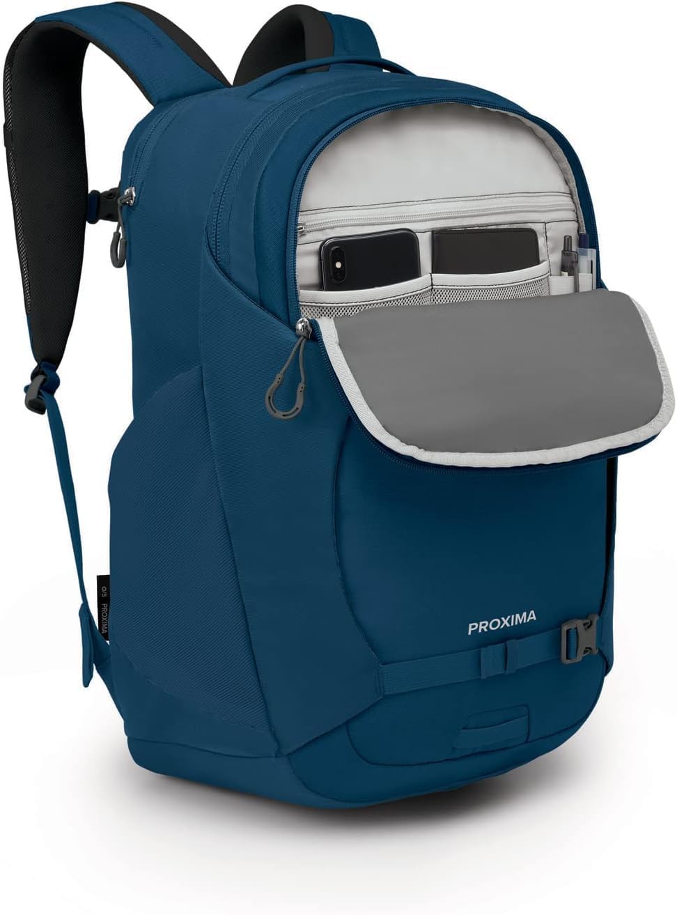 Osprey Proxima Laptop Backpack – Organized Everyday Pack with Dedicated Tech Storage, Water Bottle Pockets, and Comfortable Carry – Perfect for School, Commuting, and Travel, Night Shift Blue