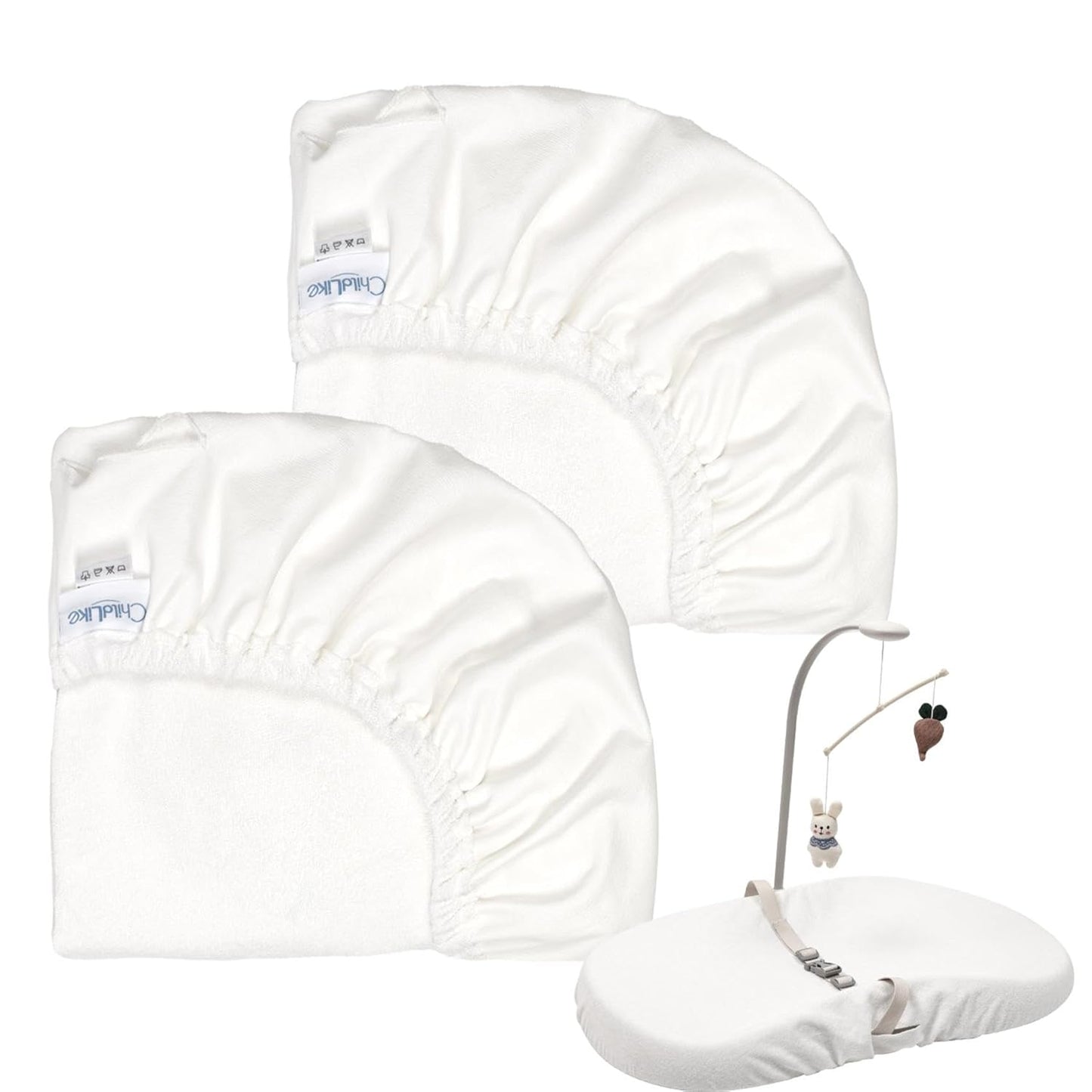 2-Pack Waterproof Changing Pad Covers-Soft Baby Nursery Diaper Changing Pad Sheets,Contour Changing Pads Liners,Change Pad Cover,Ultra-Soft & Breathable,Fits Skip Hop,Keekaroo Peanut,Machine Washable