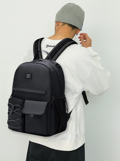 Lohol Fashion Backpack with Anti Theft Pocket, Water Resistant Travel Daypack for Teen Girls & Boys (Black)