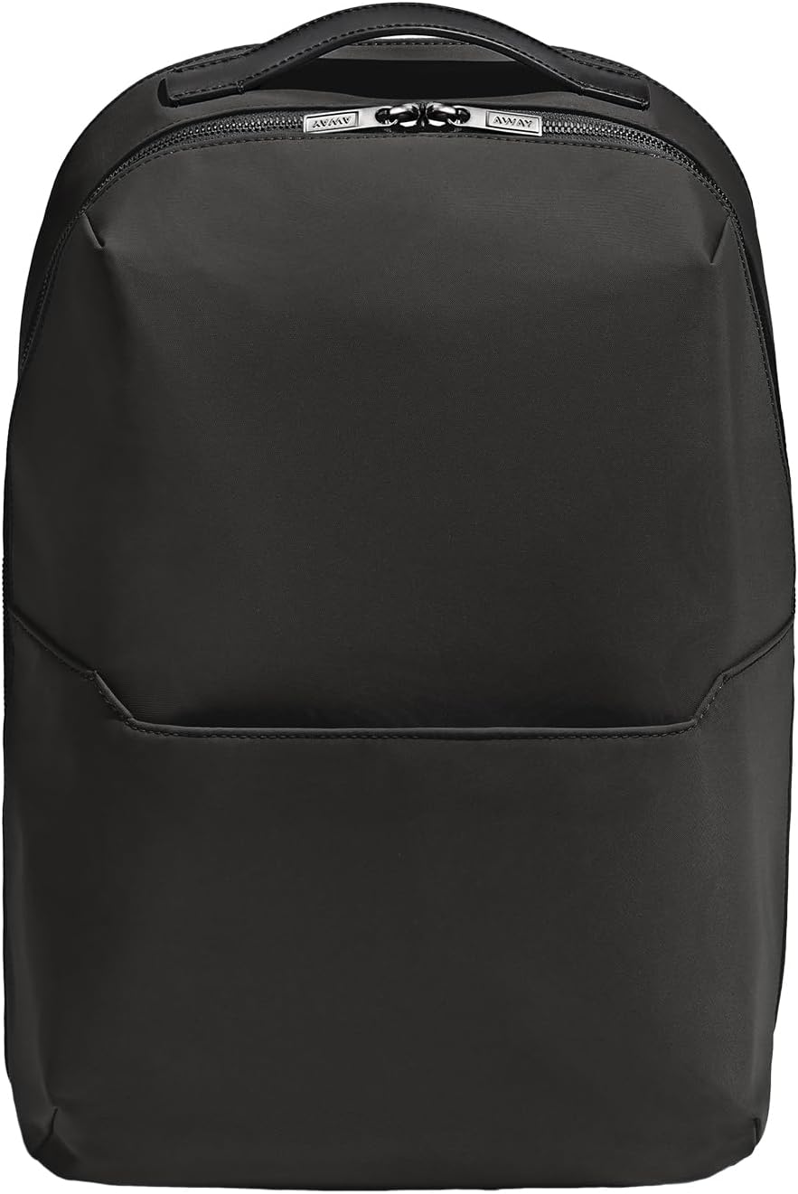 Away Everywhere Zip Backpack, Travel Backpack with Laptop Sleeve, Lightweight & Durable, Travel Essentials, Jet Black