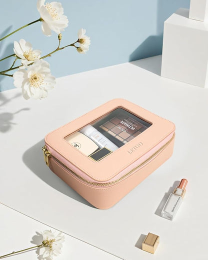 LETGO Clear Makeup Bag Travel Cosmetic Case Transparent Toiletry Bag - Image 7