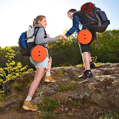 Fishboy Collapsible Stool for Adults, Portable Folding Camping Seat, 400lbs