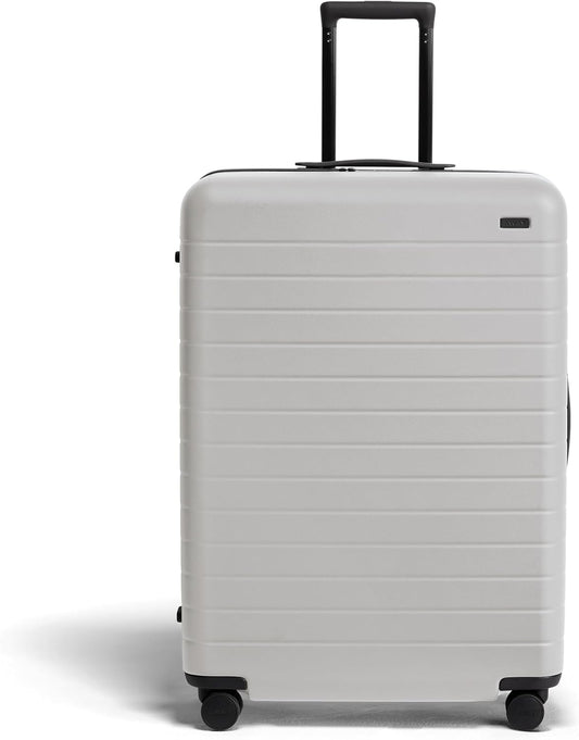 Away Large Checked Luggage, 29 Inch Hardside Suitcase with Spinner Wheels, Lightweight & Durable, TSA Lock, Cloud Gray