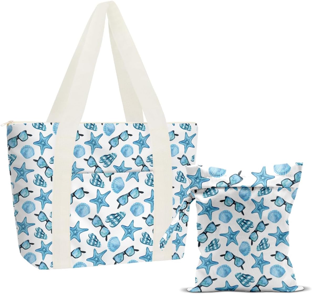 Beach Bags Wet Bag for Swimsuit Tote Bag for Friends Travel Gifts, Aloha Bags Waterproof Vacation Essential