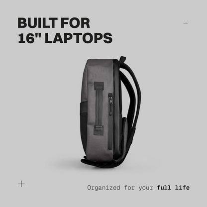 The Frenchie Co. - Super Light Ballistic Speed Backpack - Expandable Lightweight Design - Anti-Theft Magnetic Closure - Self-Adjusting Comfort Straps - Water-Resistant Ballistic Nylon