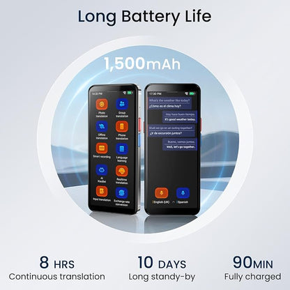 Language Translator Device, 5.5" High-end Upgraded Ai Translator No WiFi Needed - Image 7