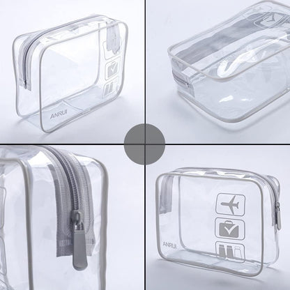 ANRUI Makeup Bags Clear Cosmetic Bag for Women Small Makeup Pouch for Girls/Kids Travel Toiletries Organizer Bags Waterproof Travel Liquids Storage Bags