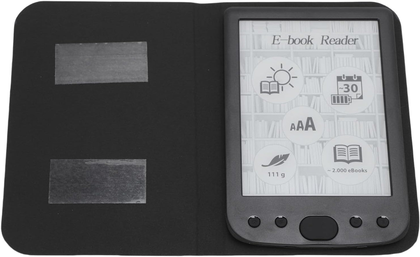 Yoidesu 6 Inch E Reader Digital Reader Electronic Book Reader with 800x600 High Resolution Screen Multifunctional Navigation Buttons for PDF EPUB TXT DOC FB2 MOBI (16GB)