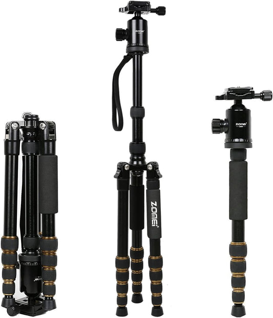 ZoMei Z669 Magnesium Aluminum Alloy Travel Camera Tripod with Ball Head for Canon,Sony,DSLR