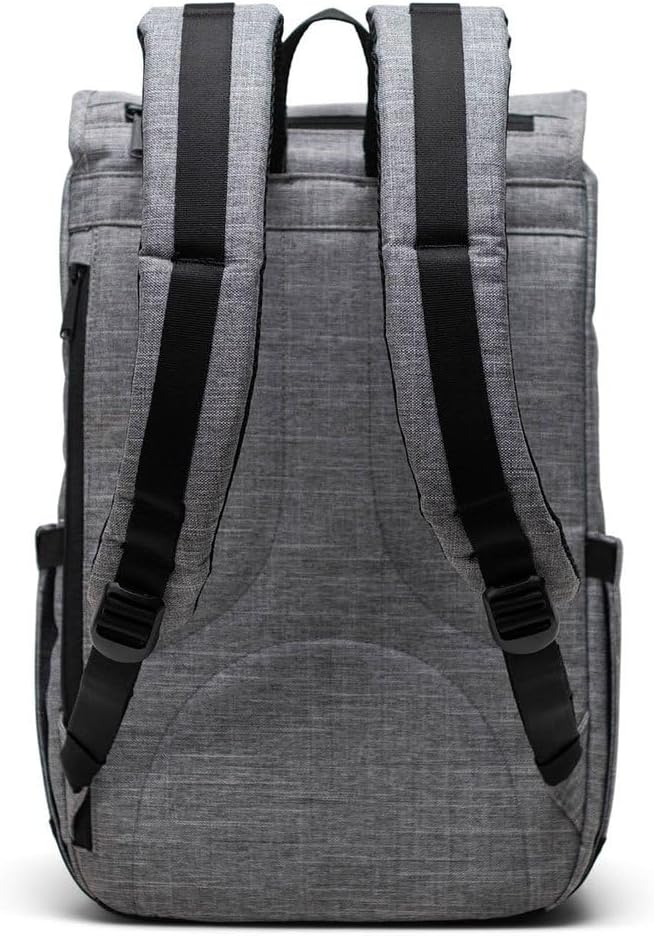 Herschel Supply Co. Little America Mid, Raven Crosshatch, One Size