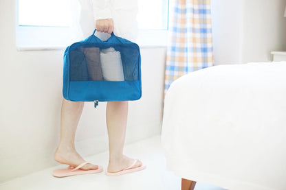 DoubleTrip Extra Large Packing Cubes for Travel Suitcase Organizer - Fit 28inch Luggage Set of 6 with 3 Sizes Travel Cubes Space Saver Baggage Bag