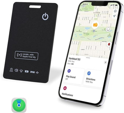 LBPRT Air Card Tag Rechargeable Wallet Tracker Thin 1.6mm, Item Finder Work by Unknown