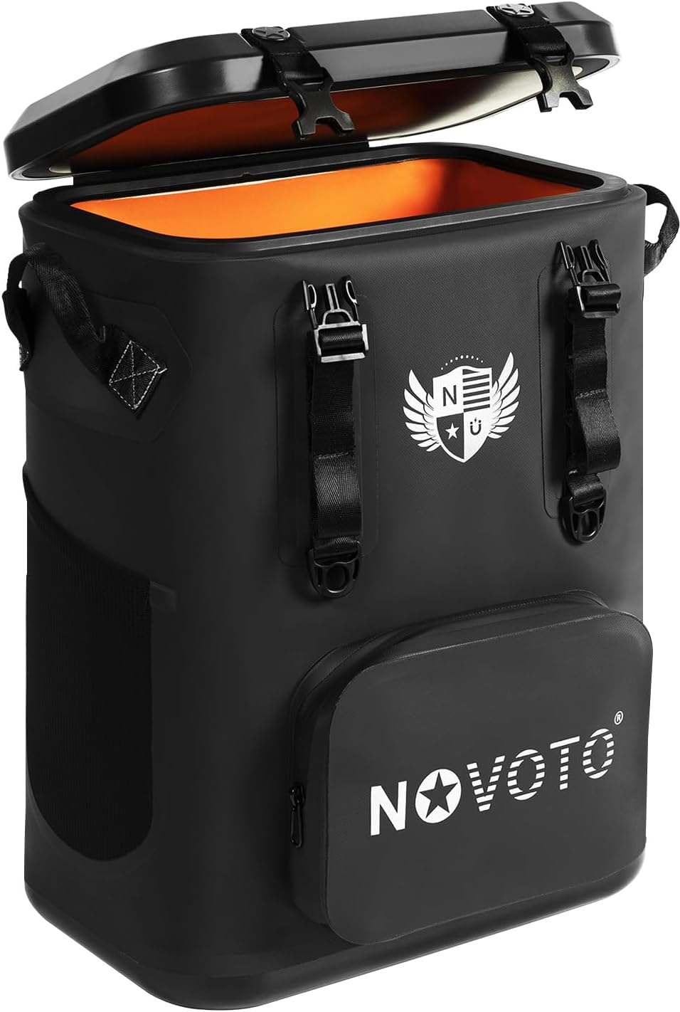 Magnetic Soft Cooler, Zipperless Soft Sided Cooler Bag for Men & Women, Insulated Backpack Coolers for Tailgating, Beach, Lunch, Picnic, Kayak