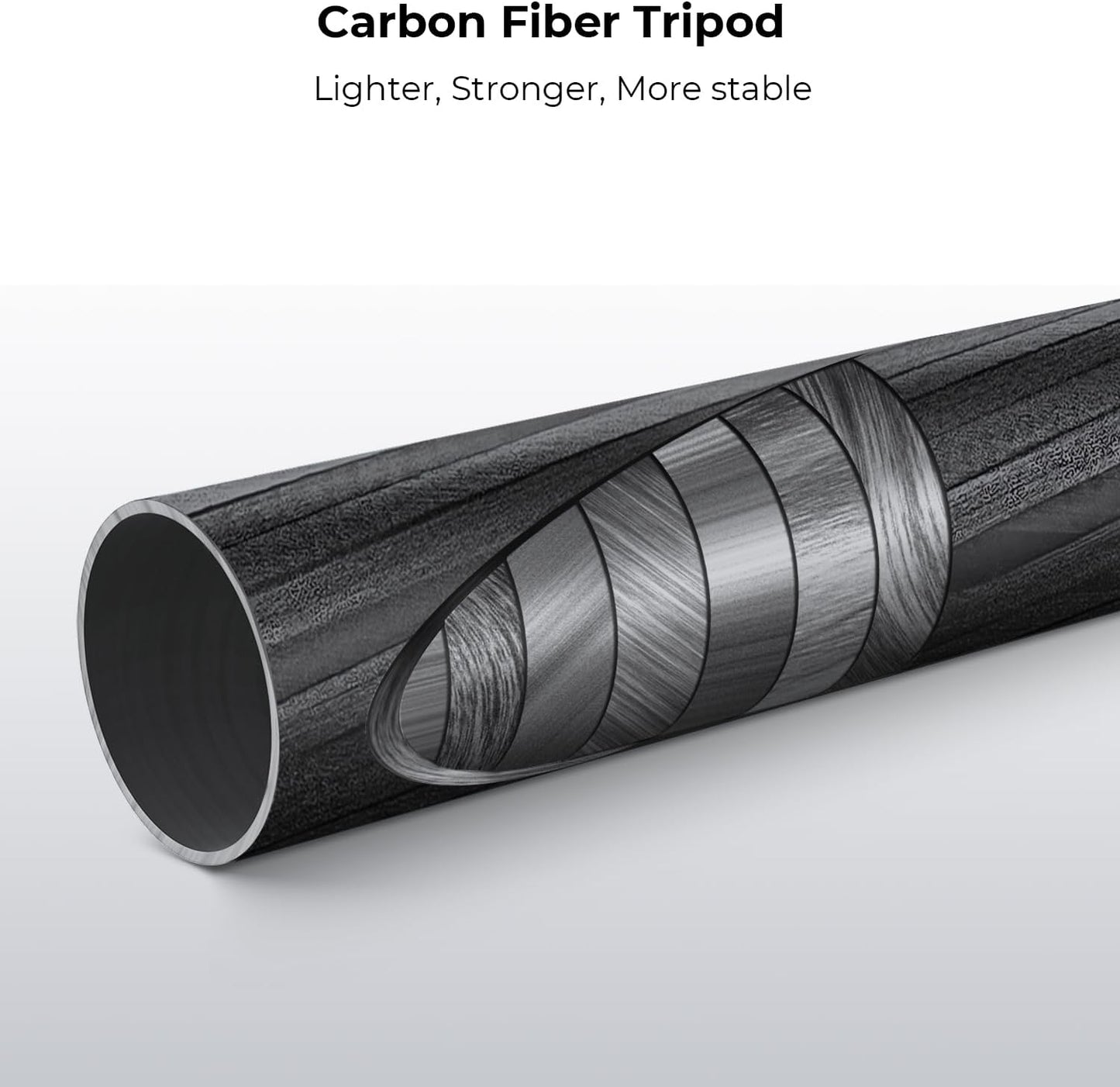 K&F Concept 68" Carbon Fiber Camera Tripod,Compact Tripods with Metal Ball Head,Quick Release Plate,Detachable Monopod 22lbs Load for DSLR Cellphone Tripods(SA255C1) D255C4+BH-28L