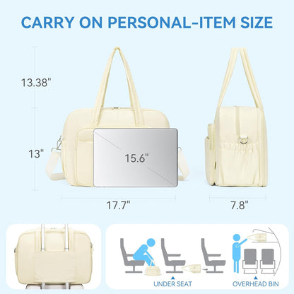 CLUCI Gym Bag for Women, Travel Duffle Bag Carry on Weekender Bags Puffer Tote Bag