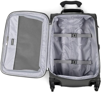 Travelpro Maxlite 5 Softside Expandable 2-Piece Luggage Set — Carry-On and Large Checked Luggage — Shadow Grey