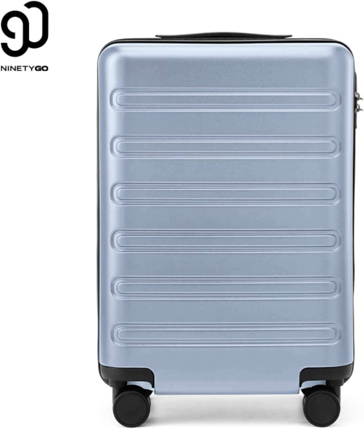 Carry on Luggage 22 X 14 X 9 Airline Approved, 20 Inch Luggage for 3-5 Days Travel, Double Spinner Wheels, 100% Hardshell PC, TSA Lock (09-Blue, Carry-On 20-Inch)