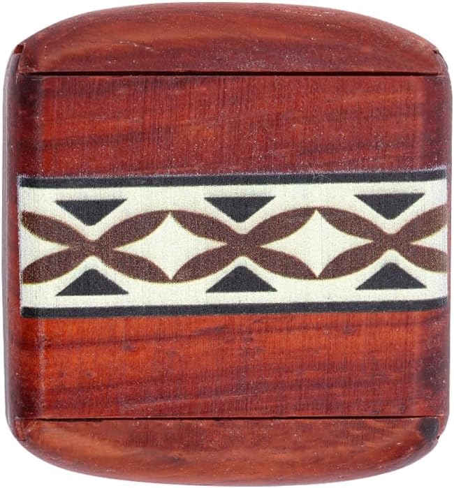 1pcs Handcrafted Wooden Pill Case for Purse - Elegant Rosewood Pill Box Organizer, Discreet Wallet-Size Storage for Medications, Jewelry & Essentials