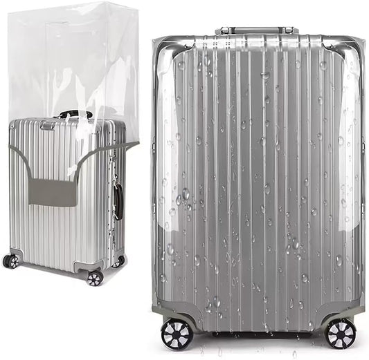 20 Inch Clear PVC Luggage Cover Protectors Suitcase Covers for Luggage Thickened suitcase protective cover for Wheeled Suitcase Suitable for 20"