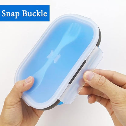 Collapsible Lunch Box Containers, Silicone Bento Box - Image 7
