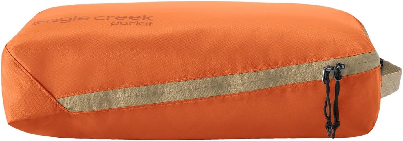 Eagle Creek Pack-It Starter Set - Includes S Isolate Cube, M Isolate Cube & L Pack-It Reveal Garment Folder - Lightweight Travel & Storage Essentials - Mandarin