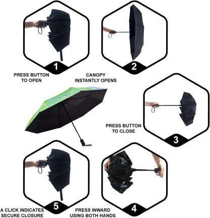 SY COMPACT Travel Umbrella Windproof Automatic Umbrellas Small Compact UV Sun Protection Factory Outlet Umbrella