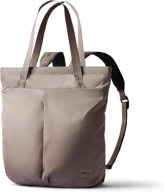 Bellroy Laneway Totepack (18 liter stylish tote bag and backpack in one, for gym, travel or everyday carry) - Fawn