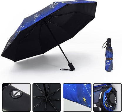 SY COMPACT Travel Umbrella Windproof Automatic Umbrellas Small Compact UV Sun Protection Factory Outlet Umbrella