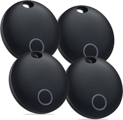 Air Tracker Tags-4 Pack, Smart Bluetooth Tracker Works with Apple Find My (iOS Only), Item Finder Locator for Keys, Luggage, Backpack, IP67 Waterproof