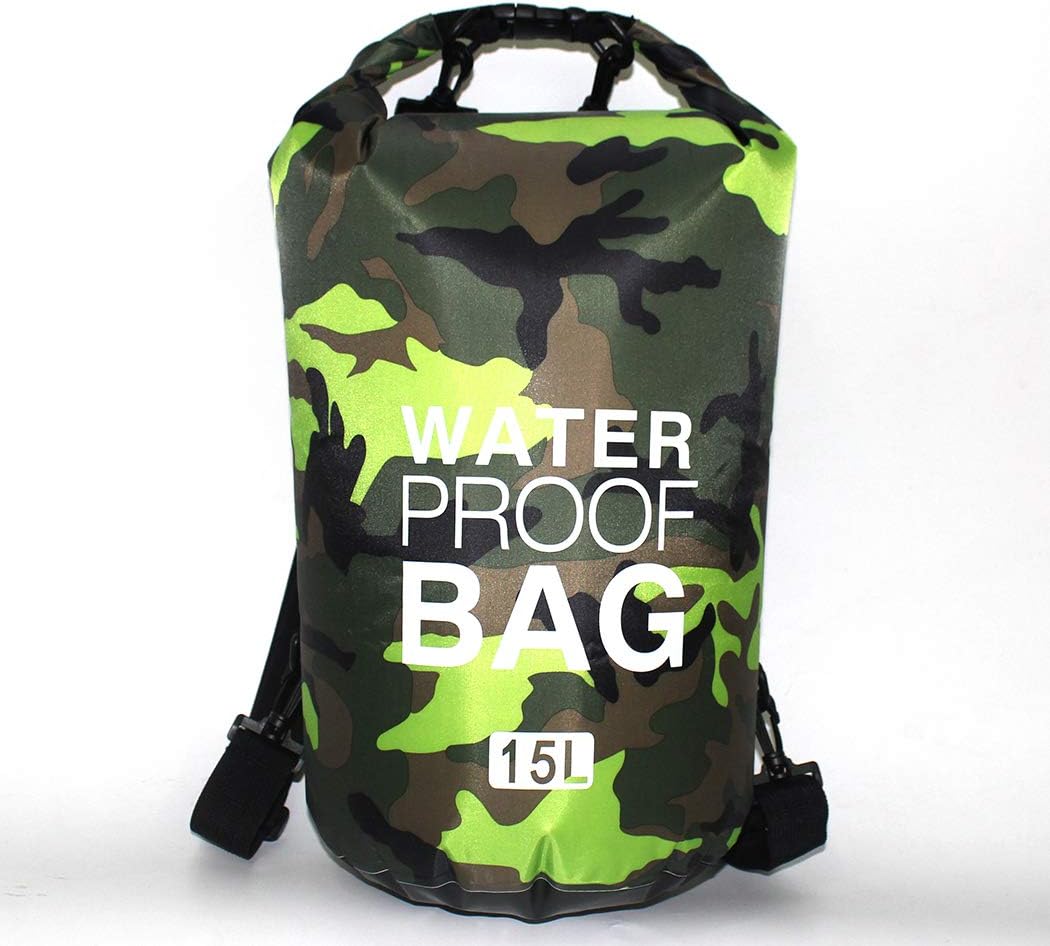 Waterproof Dry Bag 2L/5L/10L/15L/20L/30L, Roll Top Sack Keeps Gear Dry for Kayaking, Rafting, Boating, Swimming, Camping, Hiking, Beach, Fishing with Free Waterproof Phone Case