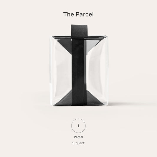 Cadence Parcel - Clear Dopp Kit with Magnetic Closure - Durable and Leak-Resistant Travel Toiletry Kit - Modular Design