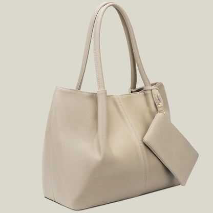 KKXIU Tote Bag for Women Vegan Leather Shoulder Purse Large Capacity Travel Bag