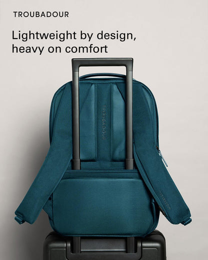 Troubadour Apex Backpack 3.0-25L Premium Laptop Backpack - Ergonomic & Water Resistant - Designed for Work and Travel - Air Force Blue