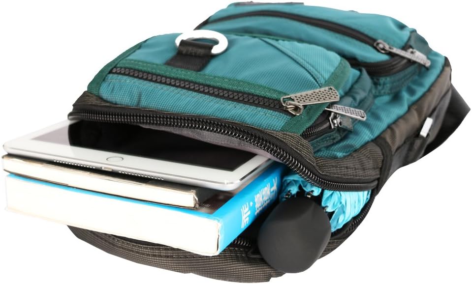 Sling Bag Chest Shoulder Backpack Crossbody Multipurpose Daypack For Men Women Blue