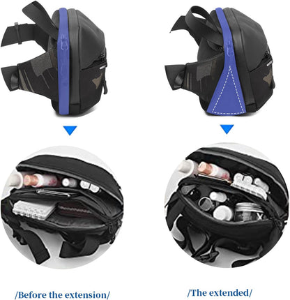 Crossbody Fanny Pack Belt Bag for Women & Men with Multi-Pockets, Waterproof Sling Bag for Travel, Running, Hiking, Cycling, Fashion Waist Bag Fits All Phones, Perfect Running Bag