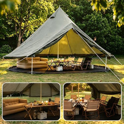 Pop Up Yurt Cabin Tent Waterproof Large Family 4-8 Person Easy Set