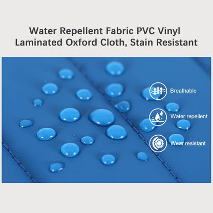 Rolling Duffle Bag with Wheels,86L 30”Folding Duffle Backpack with 2 Wheels,Travel Bag with Separate Shoe Compartment,Blue