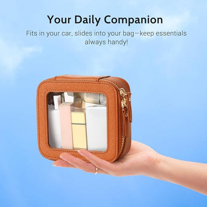 Aveniee Mini Clear Makeup Bag, Small Cosmetic Bags Travel Toiletry Pouch - Image 6