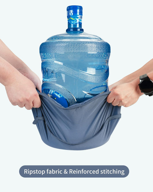 ECOHUB 5 Set Compression Packing Cubes for Suitcases Organiser Bags Set Travel Essentials with Shoe Bag for Traveling Tear-resistant Travel Accessories with ID Tag Expandable Packing Bags(All Blue)