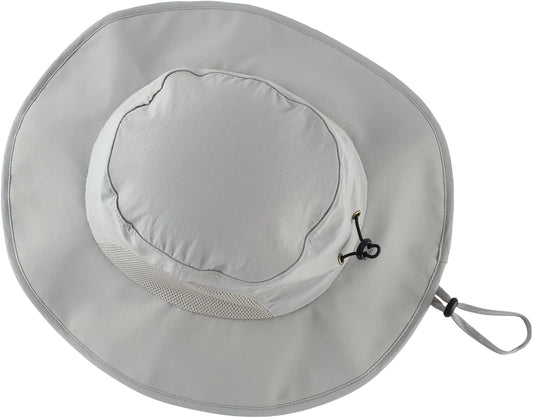 Home Prefer UPF50+ Mens Sun Hat Wide Brim Fishing Hat for Men UV Protection Womens Beach Bucket Hat for Golf Hiking Gardening