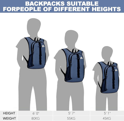 Seektop 15L Small Hiking Backpack for Women Men, Lightweight Hiking Packable Daypack with Phone Pocket for Travel Camping (Dark Blue)