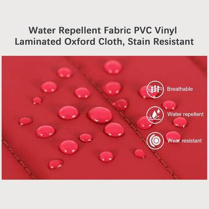 Rolling Duffle Bag with Wheels,86L 30”Folding Duffle Backpack with 2 Wheels,Travel Bag with Separate Shoe Compartment,Red