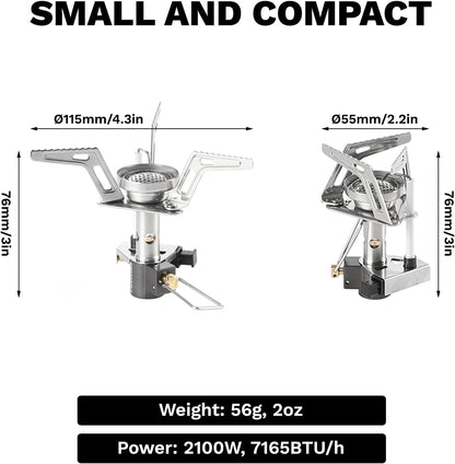 Fire-Maple Torch Gas Stove – Ultralight Backpacking Camping Stove, Built-in Piezo Ignition, Stainless Steel & Aluminum Alloy, Compact & Portable, Ideal for Hiking & Outdoor Cooking