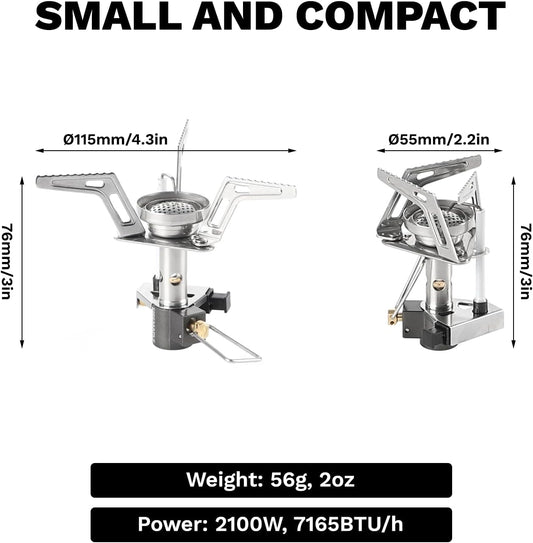 Fire-Maple Torch Gas Stove – Ultralight Backpacking Camping Stove, Built-in Piezo Ignition, Stainless Steel & Aluminum Alloy, Compact & Portable, Ideal for Hiking & Outdoor Cooking