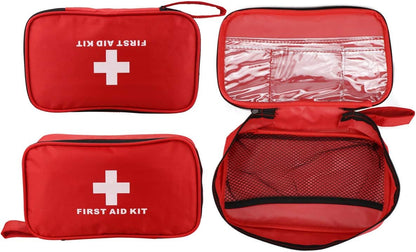AOUTACC Compact First Aid Empty Pouch,Nylon Lightweight First Aid Bag for Emergency at Home, Office, Car, Outdoors, Boat, Camping, Hiking(Bag Only)