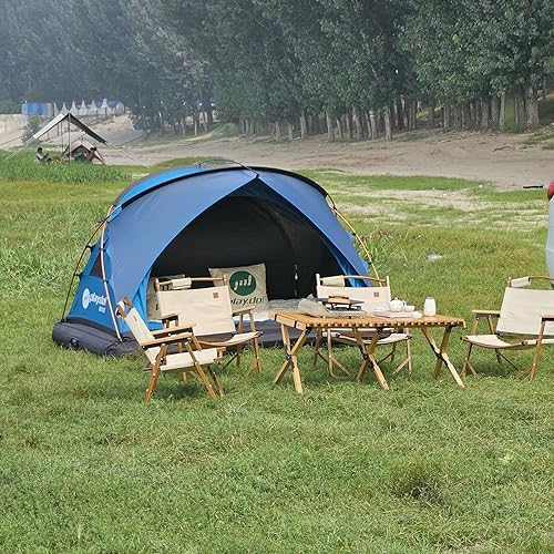 2 Person Inflatable Car Rooftop Tent Easy Set-up Large Outdoor Glamping Camping Tent for SUV,Truck and Universal Auto Self-Driving Touring