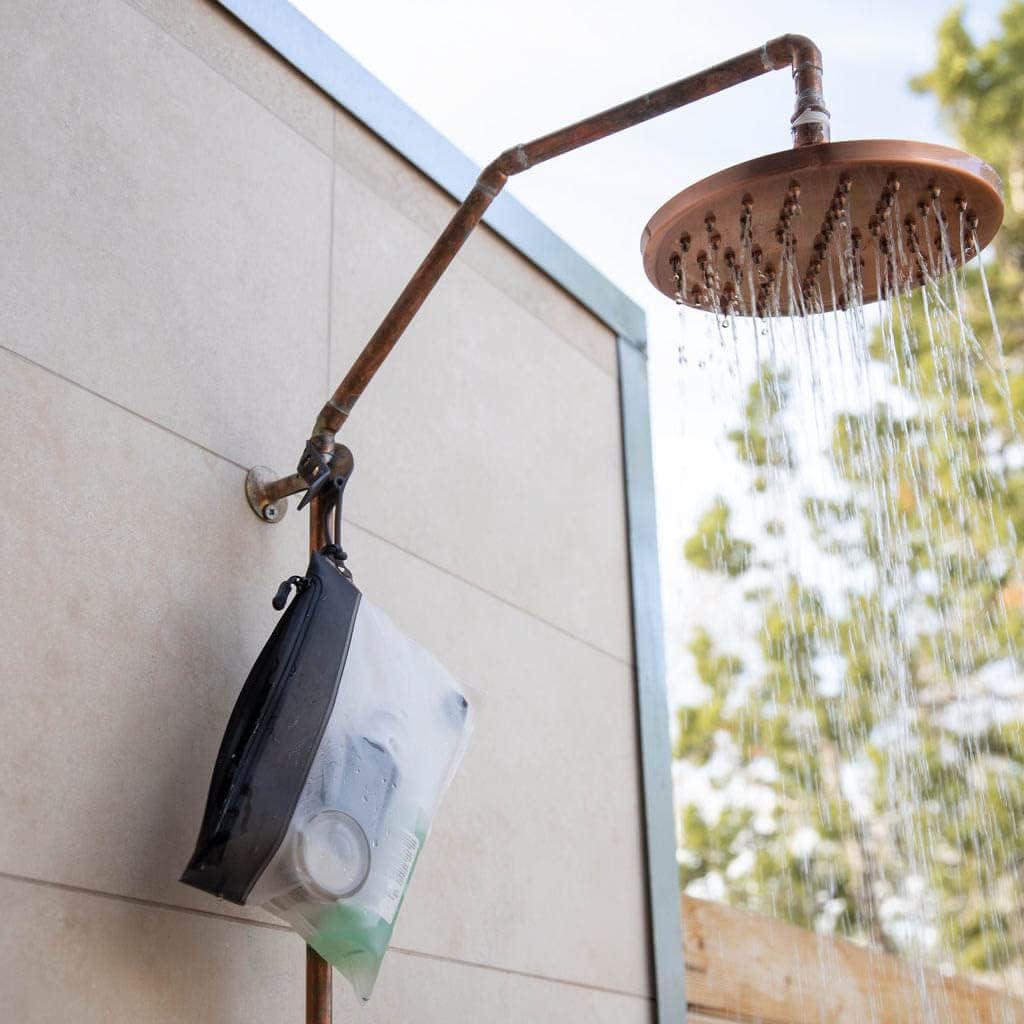 Gravel The Pouch | TSA Approved Clear Travel Toiletry Bag | Quart Size for Men & Women