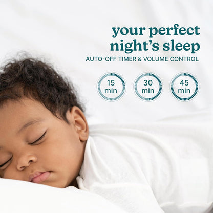 Homedics Rejuvenate Traveler White Noise Sound Machine, Portable Sound Machine with 4 Relaxing Sounds for Travel, Home, Nursery and Office, Auto Off Timer