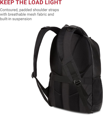 SwissGear Cecil 5505 Laptop Backpack, Black Hex, 18-Inch